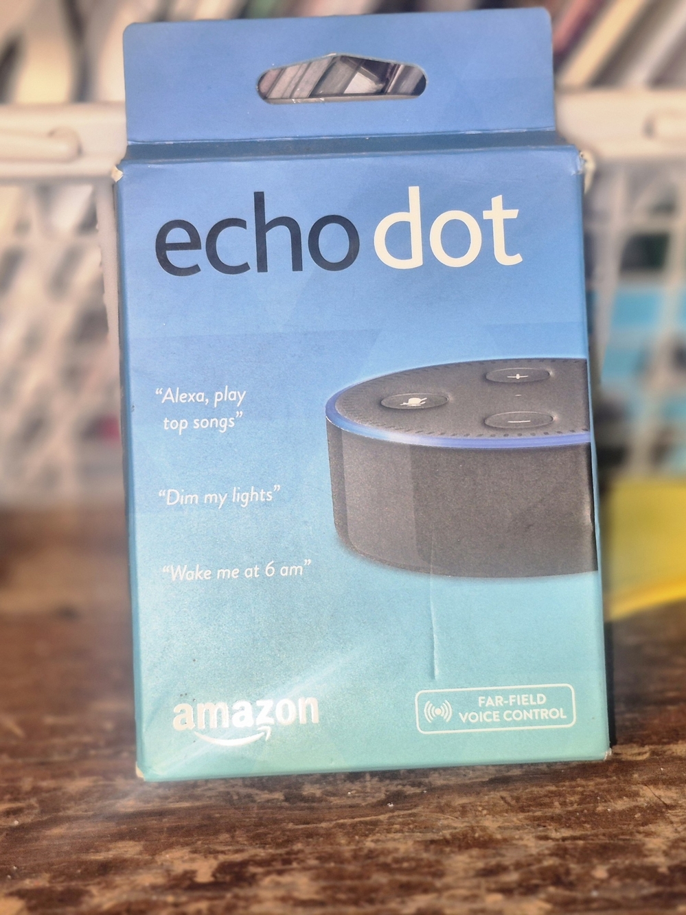Amazon Echo Dot Smart Speaker - Blue and Black